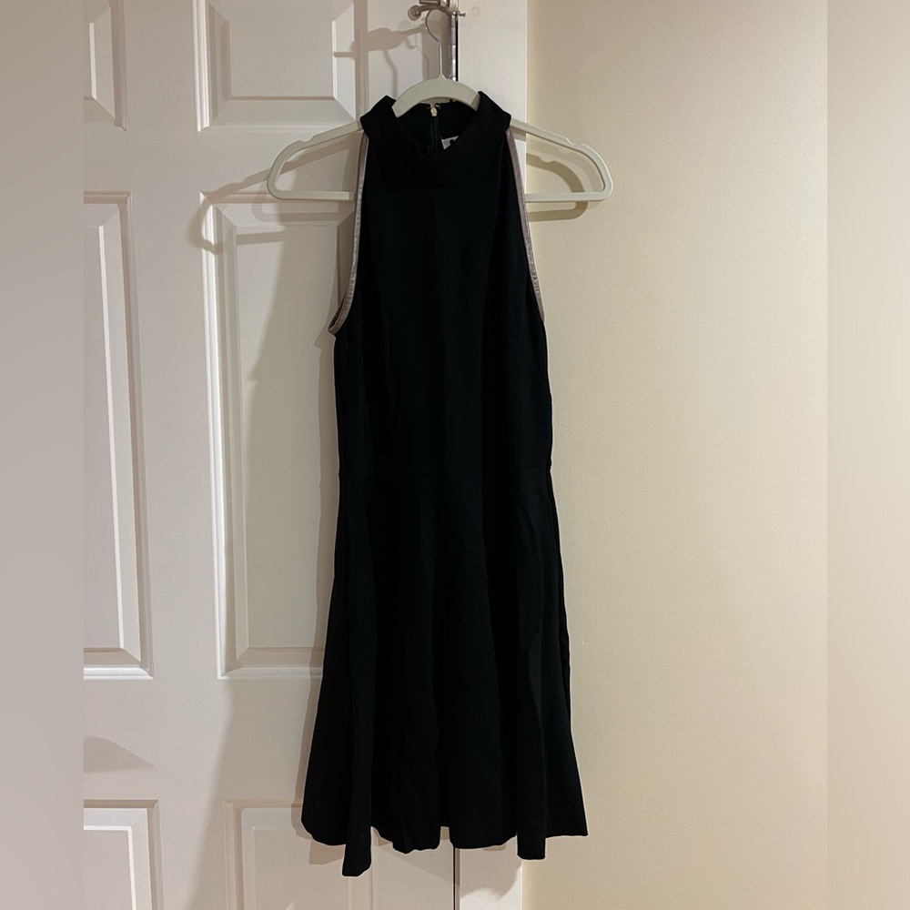 Three Dots Classic Black Mini Dress